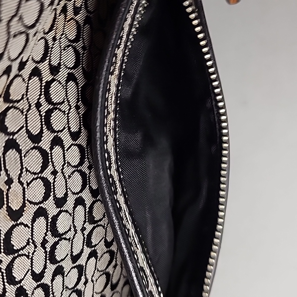 Coach Monogram Black Tote - Picture 9 of 12